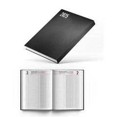 2025 Daily Diary Hard Cover 2 Columns R/O B5