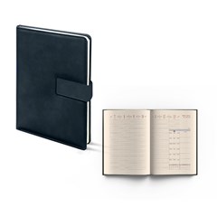 2025 Weekly Diary PU Cover 21x27cm Black
