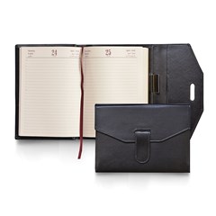2026 Daily Diary PU Wallet Cover- Gilded- L/O- A5