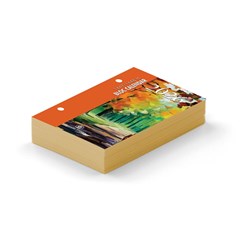 2026  Desk Block Calendar 2 holes gilded 8.5x12cm