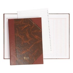 Account book- w/Index- L.Op- 3col- B4- 100sh