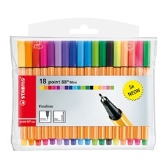 688/18-2 Point 88 mini 13 + 5 neon wallet