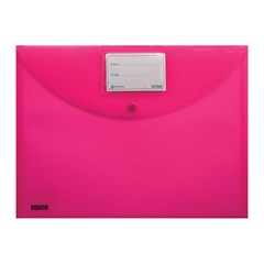 EXTEND Button file 300mic w/label- FC- Fluo-Pink