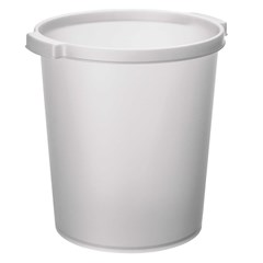 Jalema Silky paper Bin 15 Litres, White