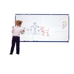 VANERUM SB 30X45cm White board frame Blue