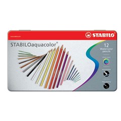 1612-5  aquacolor metal box of 12