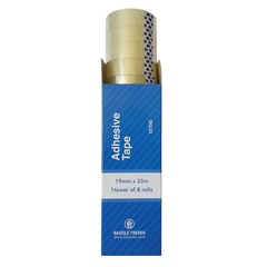 EXTEND Adh. tape 19mm 33m Tower of 8 Pcs- Clear