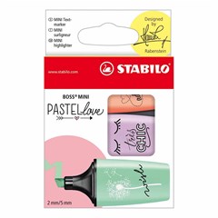 07/03-47 BOSS Mini PastelLove 3col Cardboard