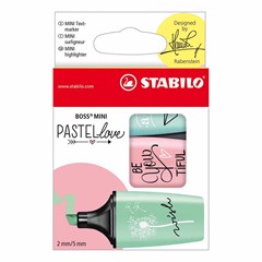 07/03-57 BOSS Mini PastelLove 3col Cardboard