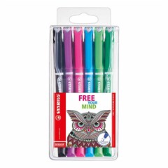 189/6-01 SENSOR fineliner 0.3mm 6 colors in Wallet