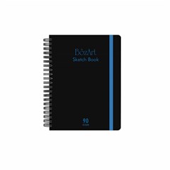 BOZART Sketch 90g Off-white paper Spiraled 80sh A4