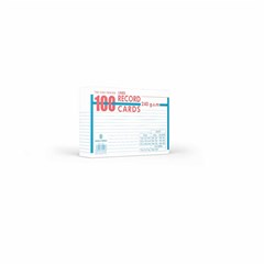 Record Cards Lines 240g 100sh 12.7 x 20.3 cm