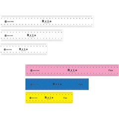 BRIO Ruler 30cm 2mm thickness Transparent