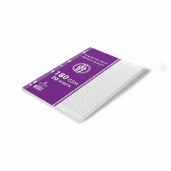 Ringbook Refill Bristol 180g Lin 20sh A4 white