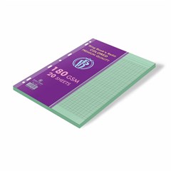Ringbook Refill Bristol 180g Sey 20sh A4 Green