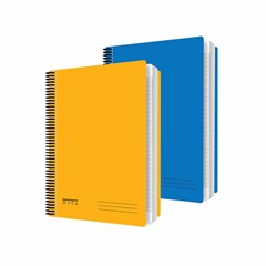 BRIO Ex Bk Inv Spiral 60g Sey 72sh L/R A5