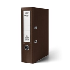 CROWN Letter-file PP 8cm FC Brown