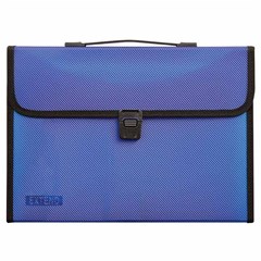 EXTEND Expanding file 13 pockets-A4-Diagonal Blue
