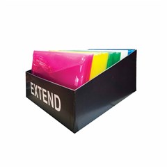 EXTEND Button file 250mic- A4-Disp.120pcs-5 colors