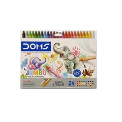 DOMS Jumbo Wax crayons 24 + 2colors