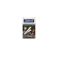 DOMS White Dustless Chalks  ( 1pkt of 10 chalk )