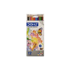 DOMS Coloring  Pencils 12 colors in cardboard