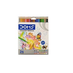 DOMS Coloring  Pencils 24 colors in cardboard