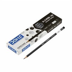 DOMS Karbon Pencil with eraser (Dozen)