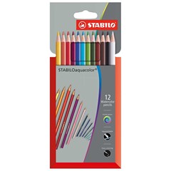 1612-3 Aquacolor pencil 12pcs cardboard in wallet