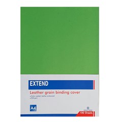 EXTEND leather grain bind.cov 100sh 230g A4 Olive