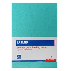 EXTEND leather grain bind.cov 100sh 230g A4 LakeBl